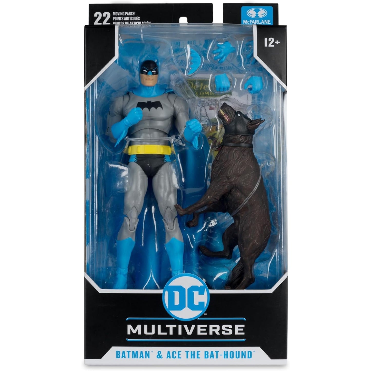 DC Comics Batman & Ace the Bat-Hound Silver Age Action Figure - McFarlane Toys - DC Multiverse