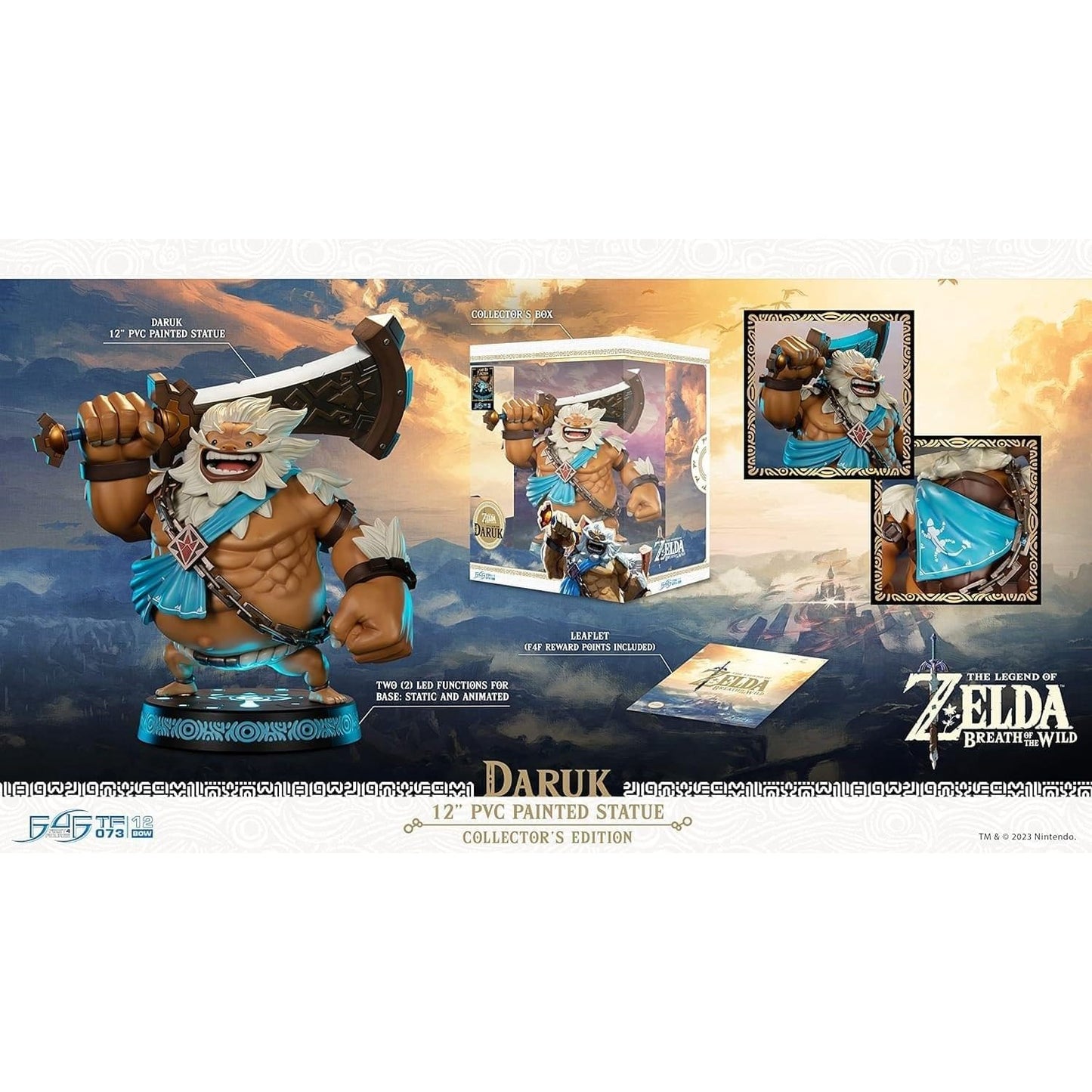 Legend of Zelda BOTW Daruk Collector's Statue F4F
