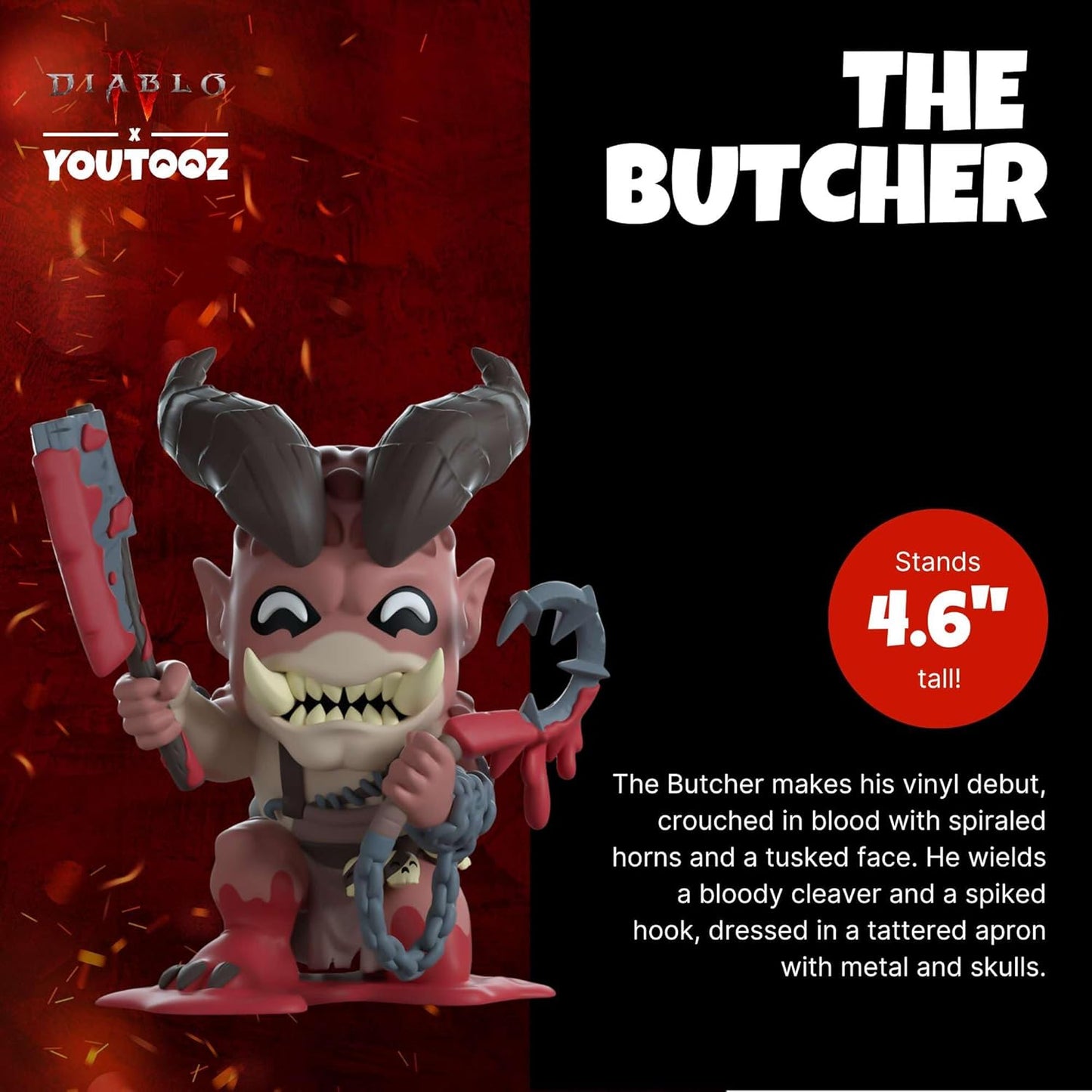 Diablo IV The Butcher Vinyl Figure - Youtooz