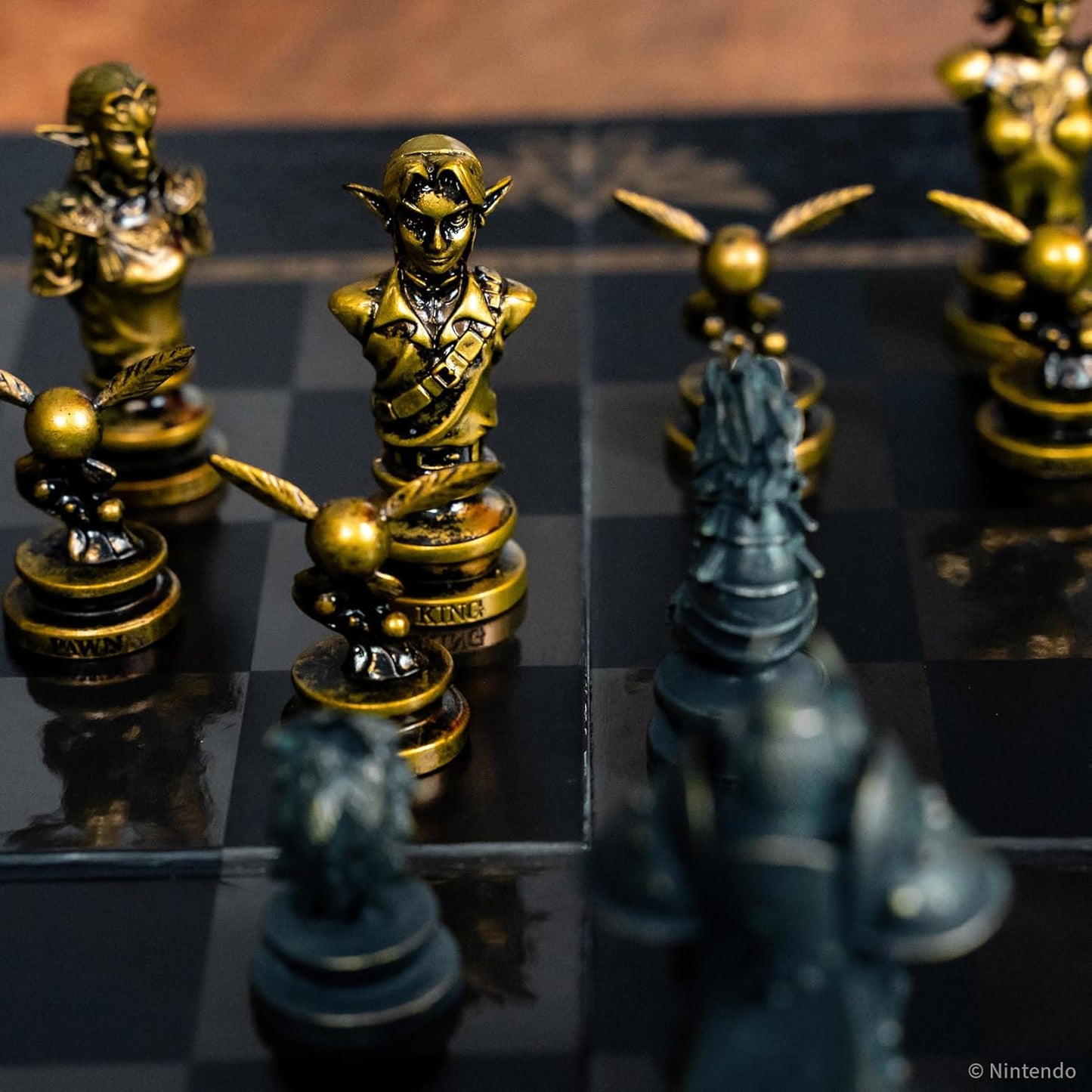 The Legend of Zelda Link vs. Ganondorf Chess Set - 32 Pieces, USAopoly - Officially Licensed by Nintendo