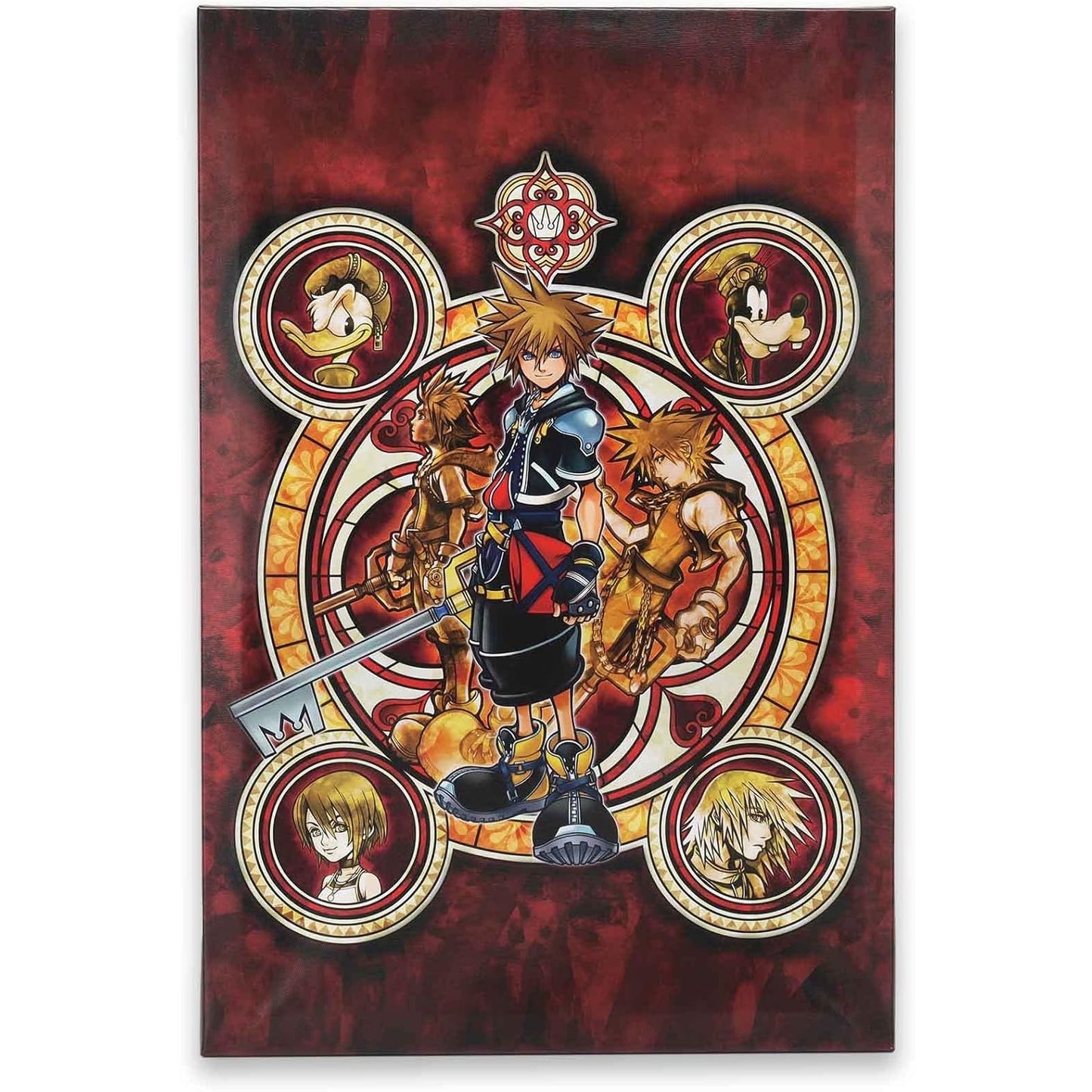 Kingdom Hearts Art Print on Gallery Wrapped Canvas - Disney, Open Road Brands