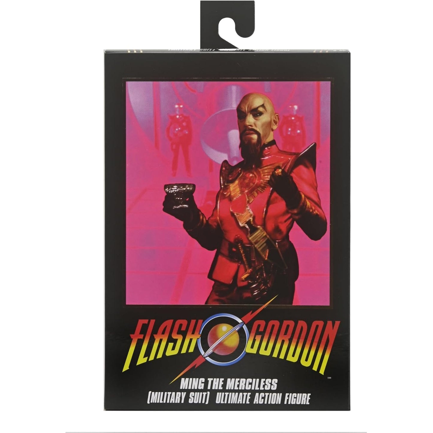 Flash Gordon Ultimate Ming the Merciless Red Military Outfit Action Figure - King Features - NECA