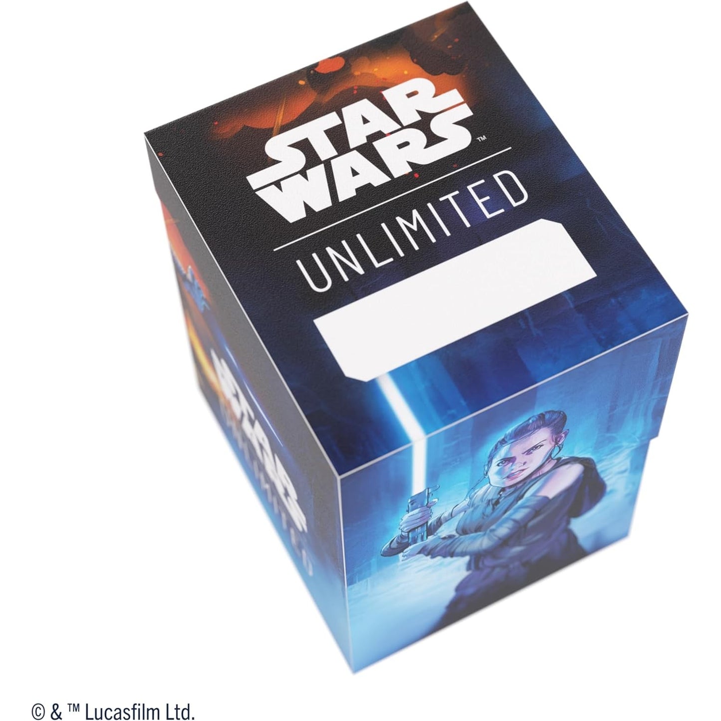 Star Wars Unlimited TCG Rey & Kylo Ren Soft Crate Deck Box - Holds 60 Double-Sleeved Cards - Gamegenic