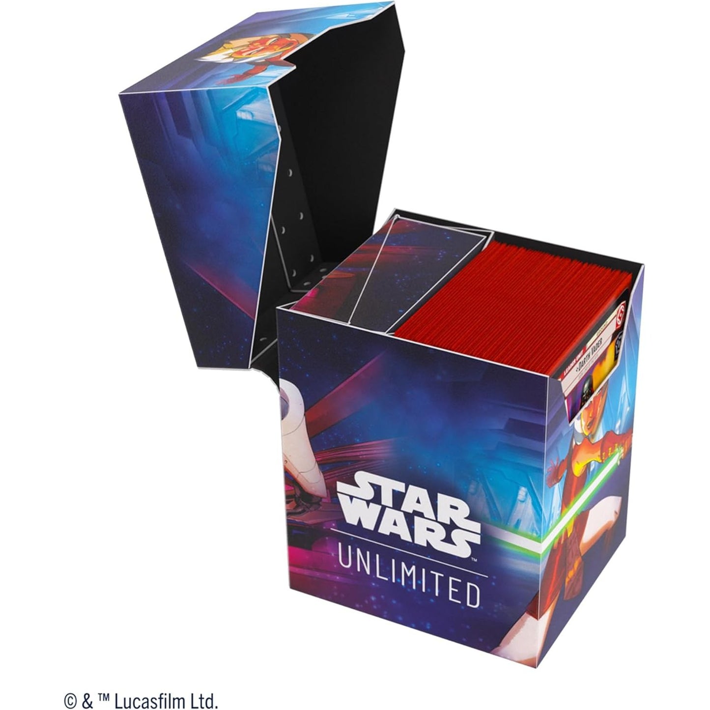 Star Wars Unlimited TCG Ahsoka Tano & General Grievous Soft Crate Deck Box - Holds 60 Double-Sleeved Cards - Gamegenic