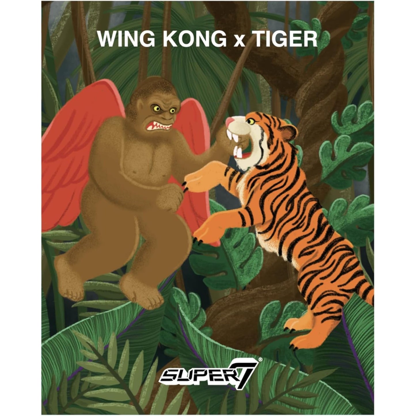 Wing Kong Tiger Ver. Action Figure - Super7 ReAction Wave 1 - An SDCC 2023 Exclusive!