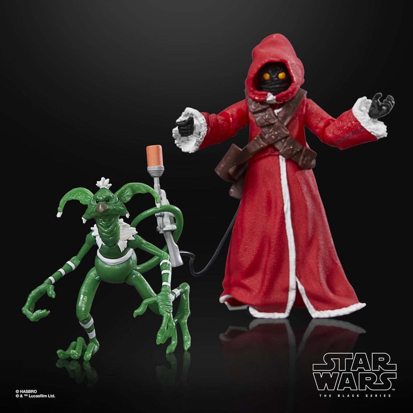 Star Wars Jawa & Salacious B. Crumb Holiday Edition Action Figure 2-Pack Set - Hasbro - Star Wars: The Black Series