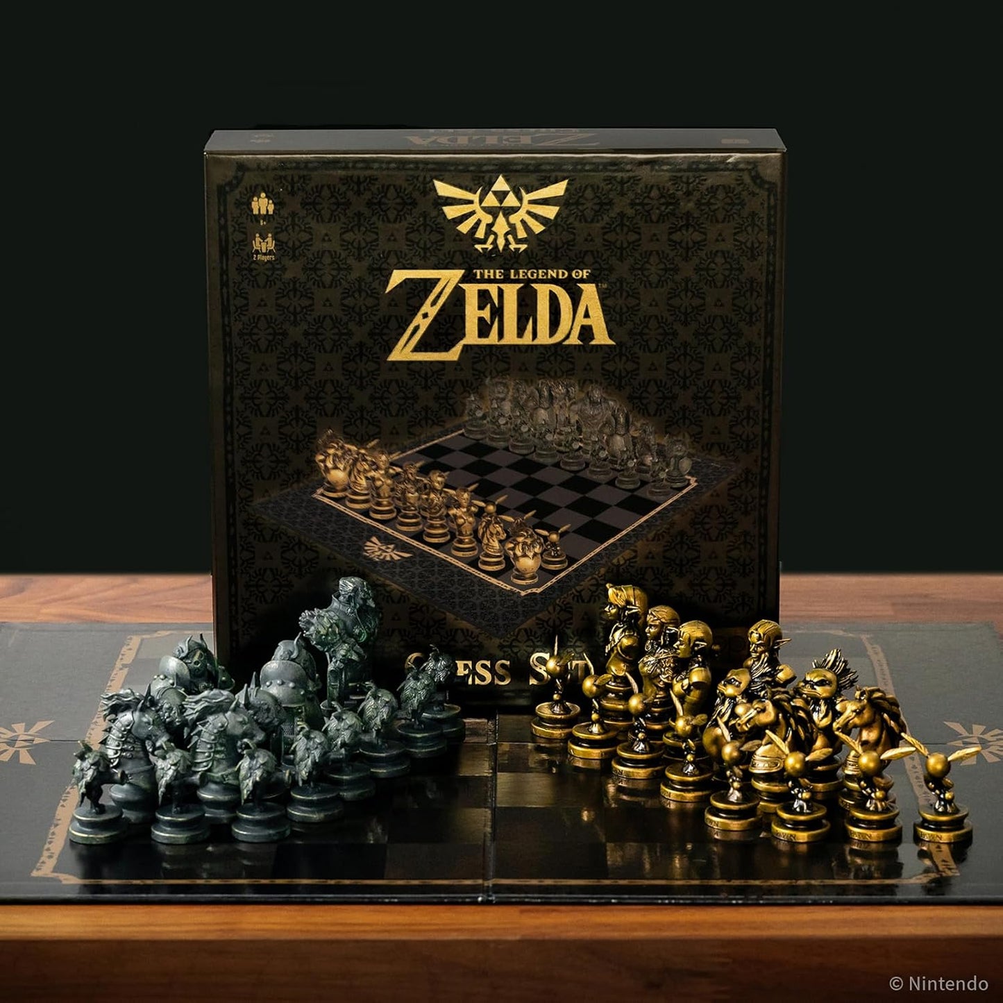 The Legend of Zelda Link vs. Ganondorf Chess Set - 32 Pieces, USAopoly - Officially Licensed by Nintendo