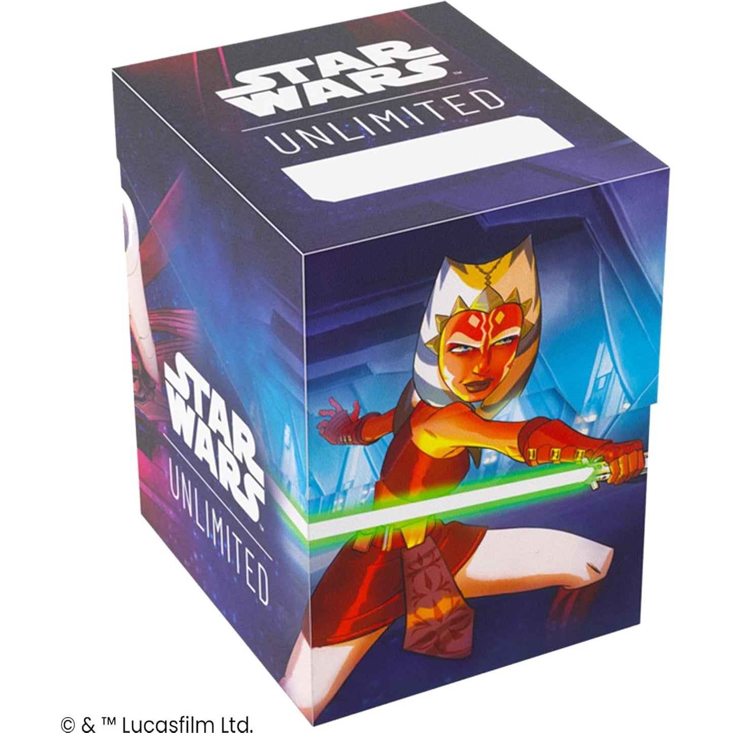 Star Wars Unlimited TCG Ahsoka Tano & General Grievous Soft Crate Deck Box - Holds 60 Double-Sleeved Cards - Gamegenic