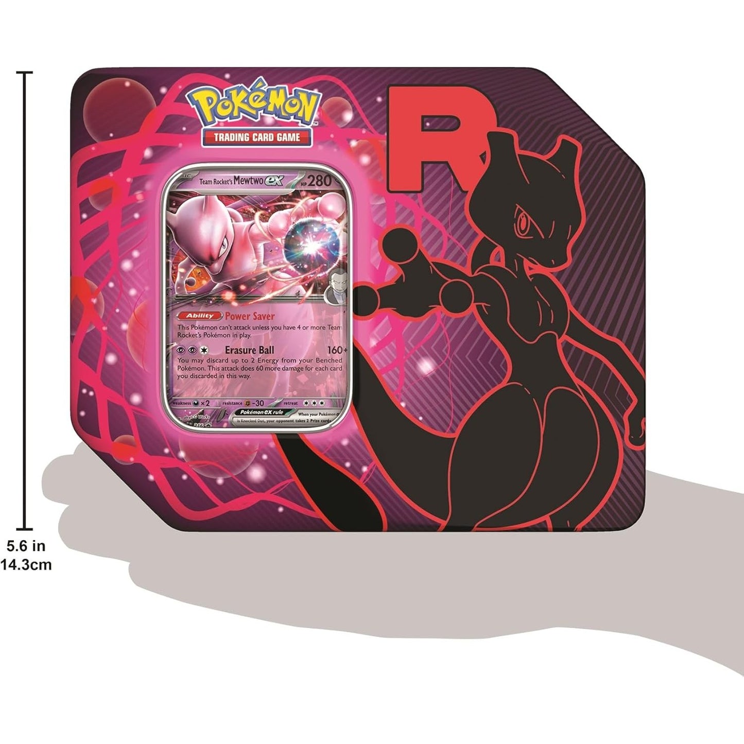 Pokemon TCG: Team Rocket Tin - Mewtwo ex