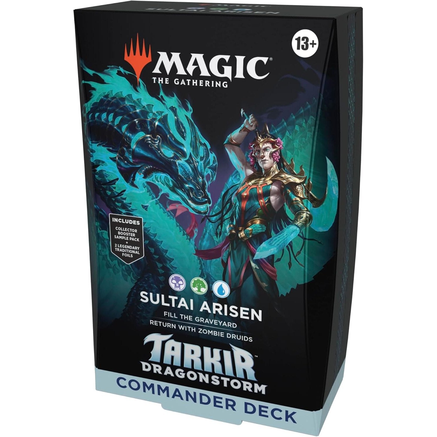 mtg dragons of tarkir commander deck Magic: The Gathering Tarkir Dragonstorm Sultai Arisen Commander Deck