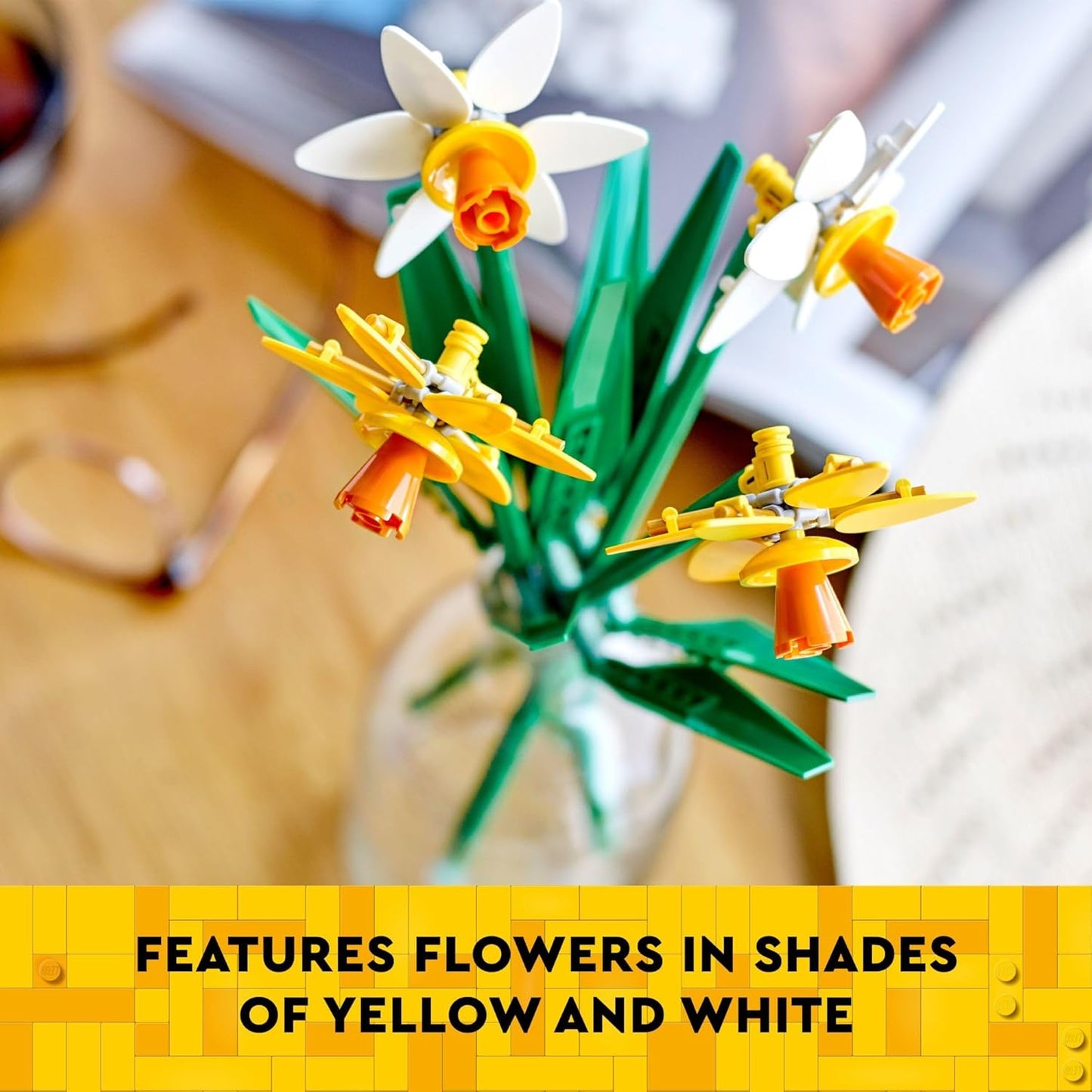 LEGO Daffodils Flower Building Toy - 216 Pieces, Ages 8+ - LEGO #40747