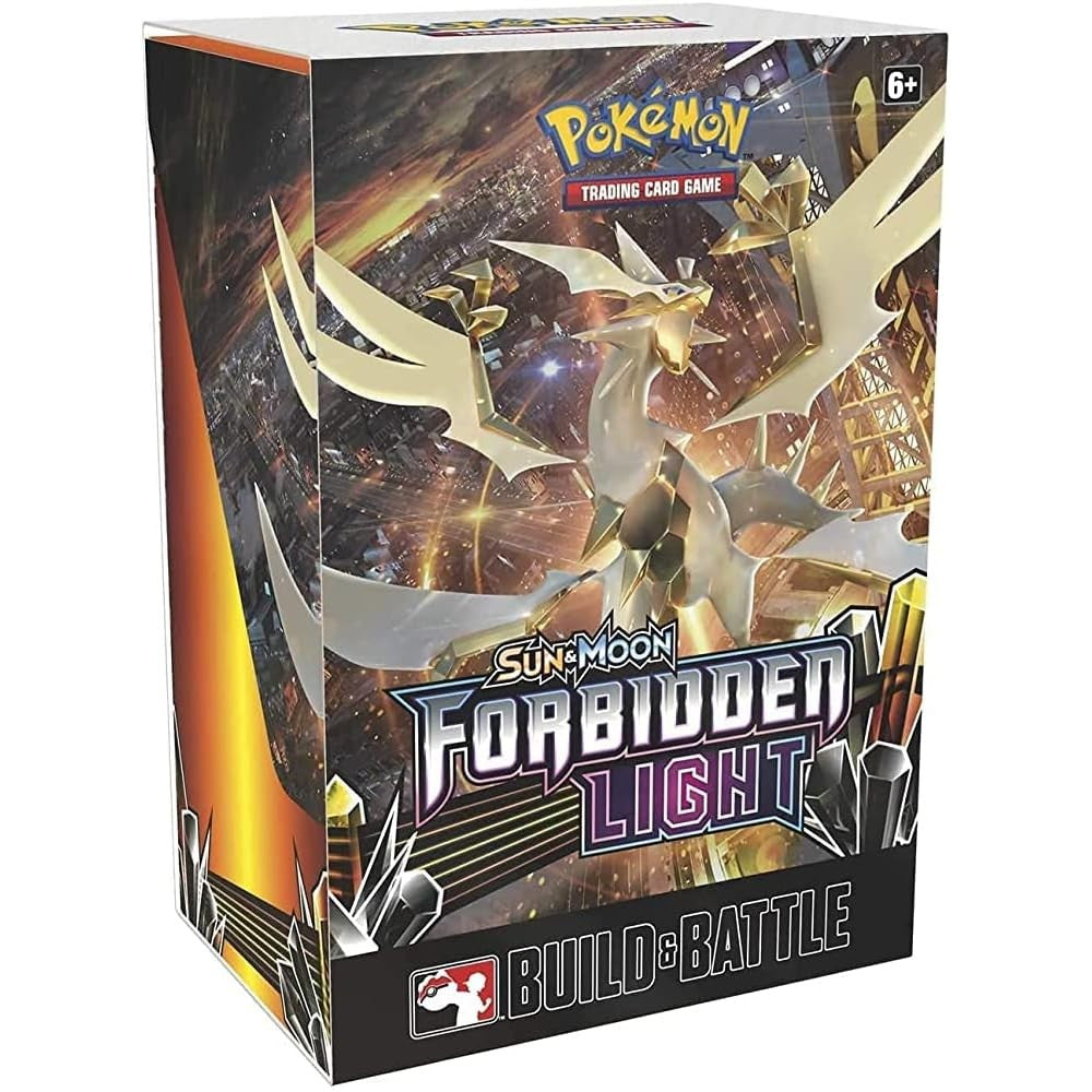 Pokemon TCG Sun & Moon Forbidden Light Build & Battle Box - 1 Evolution & 4 Booster Packs