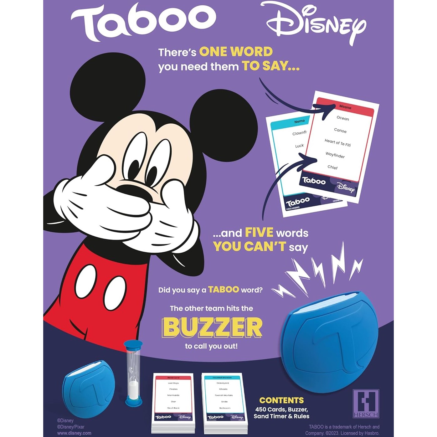 Taboo: Disney Edition Party Game - Hasbro, USAopoly