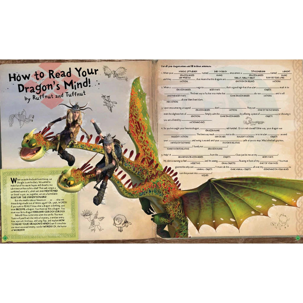 DreamWorks Dragons: To Berk and Beyond! An Explore-and-Create Activity Book and Playset - Hardcover Book - Insight Kids
