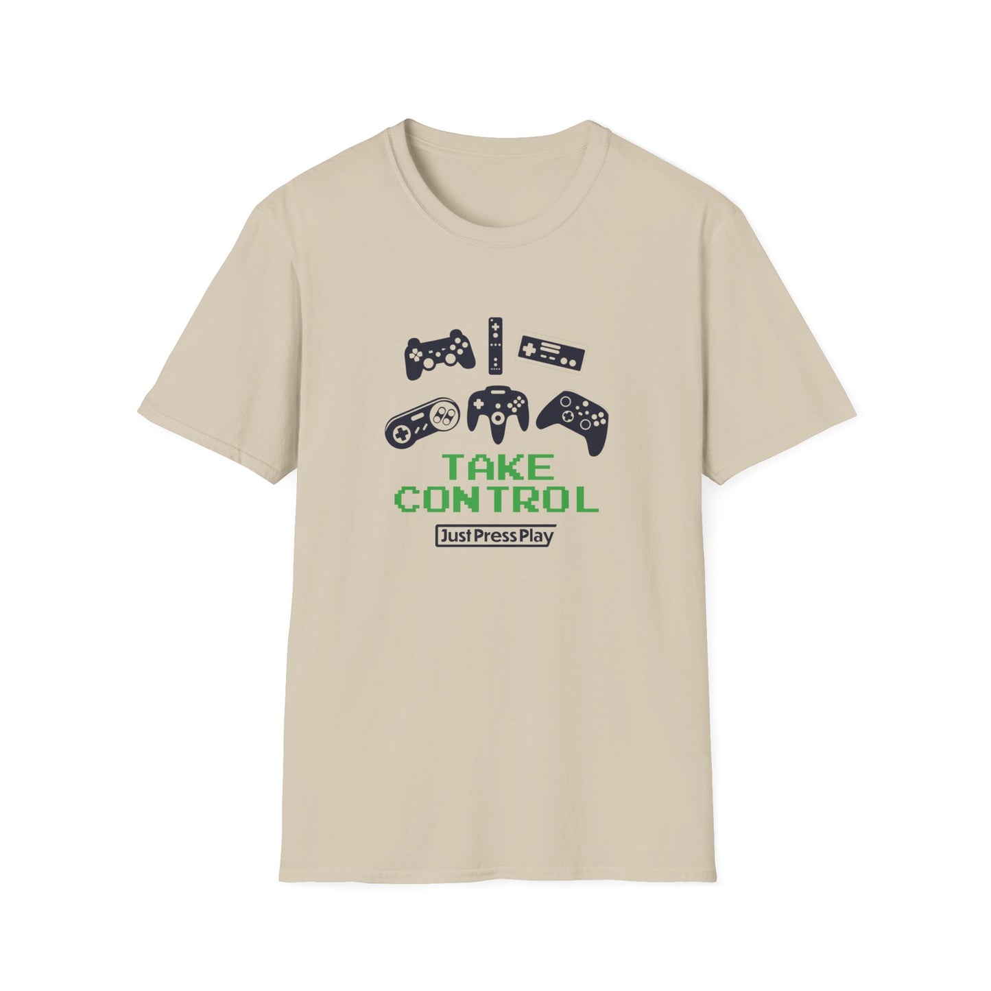 Just Press Play Unisex Softstyle T-Shirt - Control