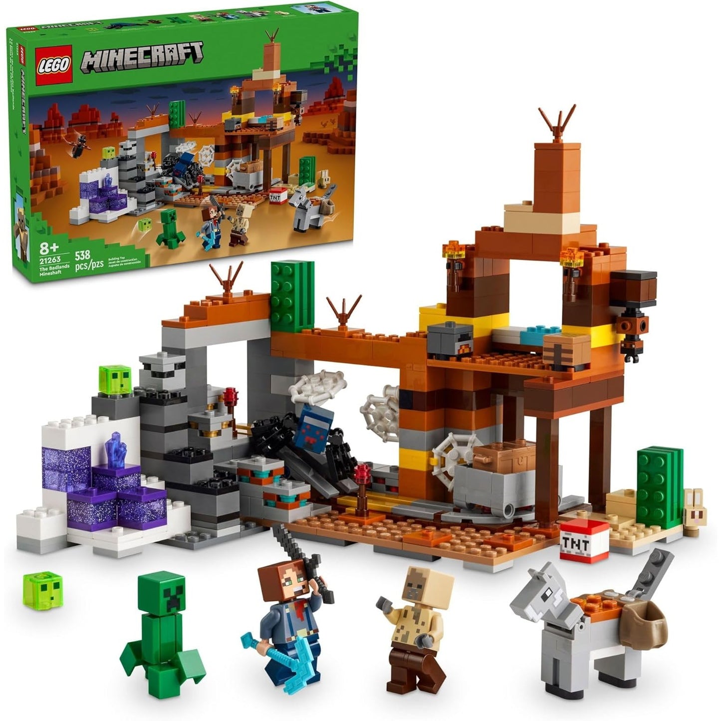 Minecraft The Badlands Mineshaft Building Toy - LEGO #21263