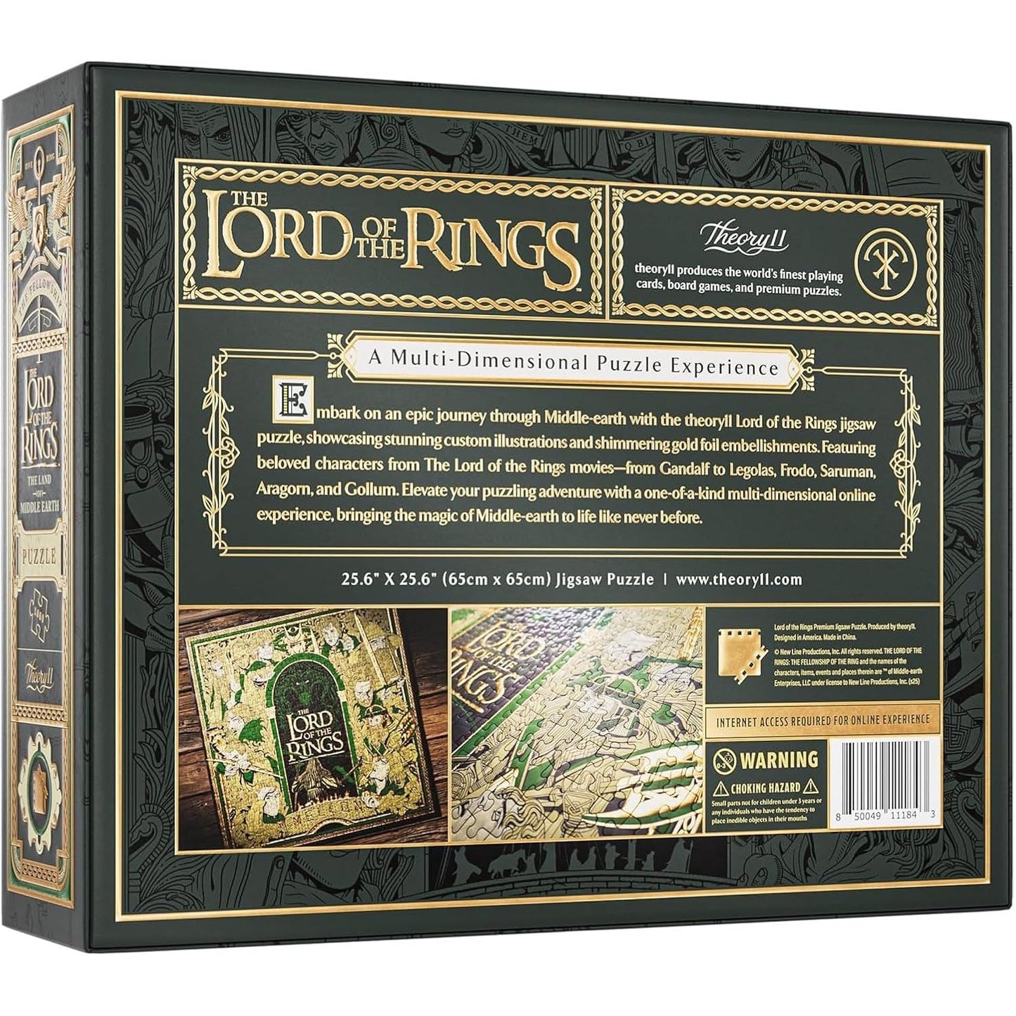 Lord of the Rings Middle Earth Foil Jigsaw Puzzle - Theory11