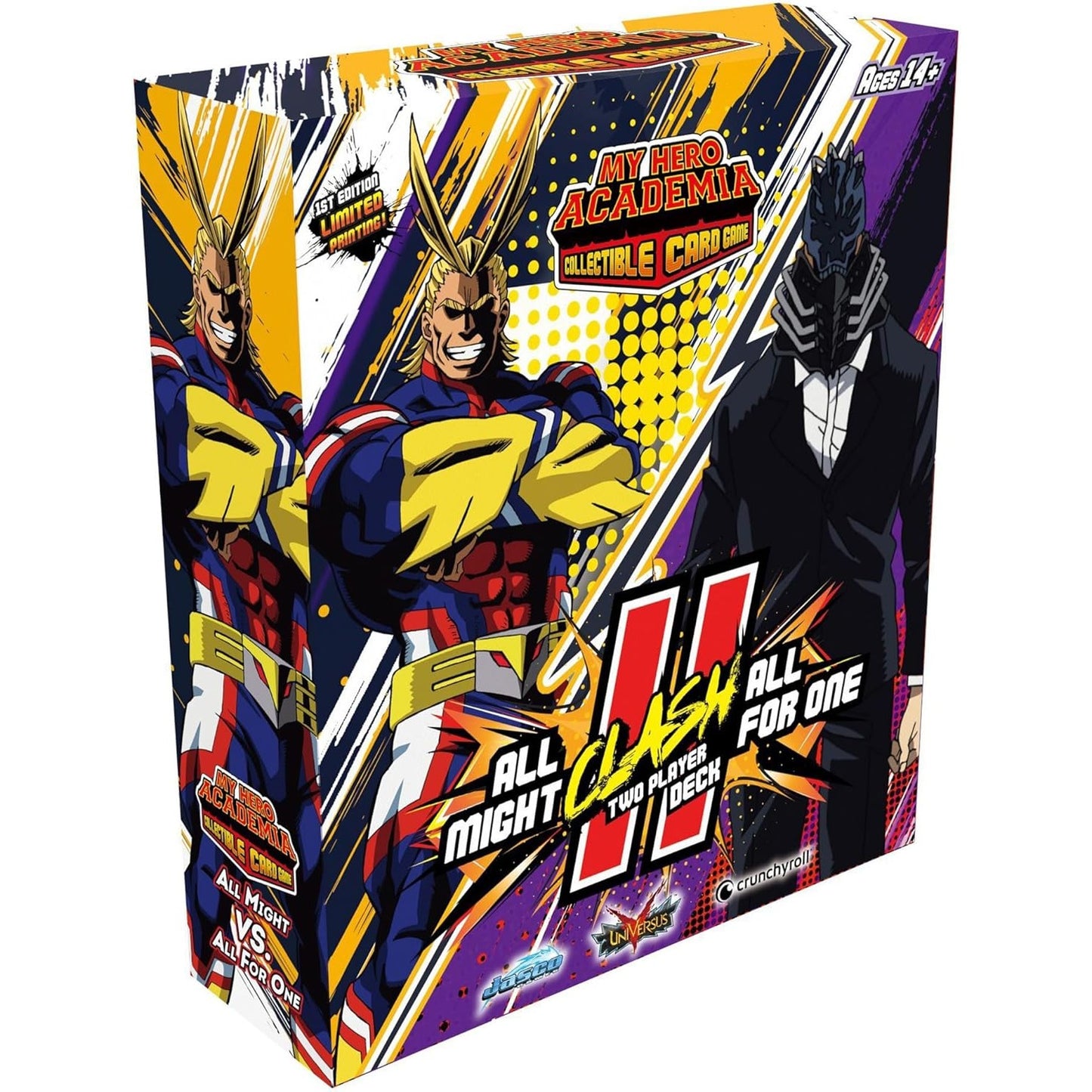 My Hero Academia TGC All Might vs. All For One 2-Player Clash Deck - Jasco