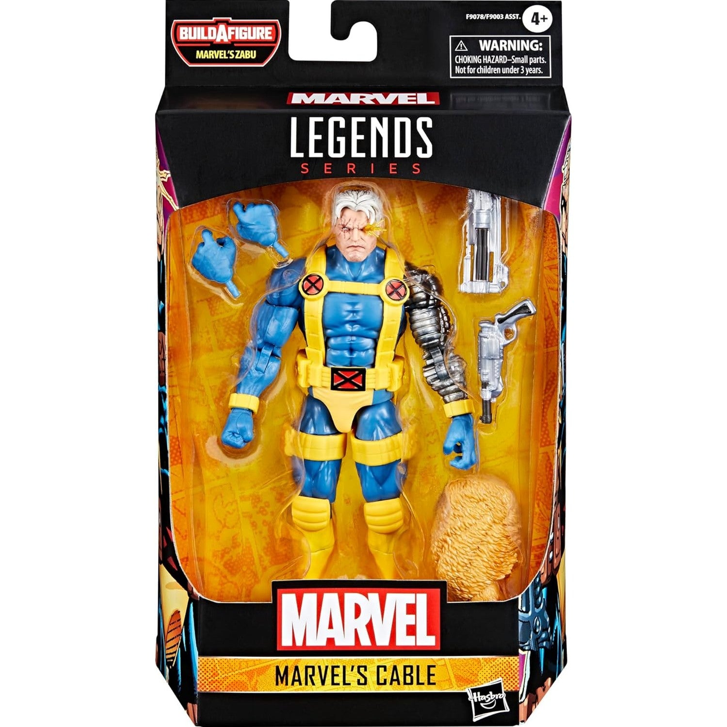 X-Men Cable Action Figure Zabu BAF - Hasbro - Marvel Legends