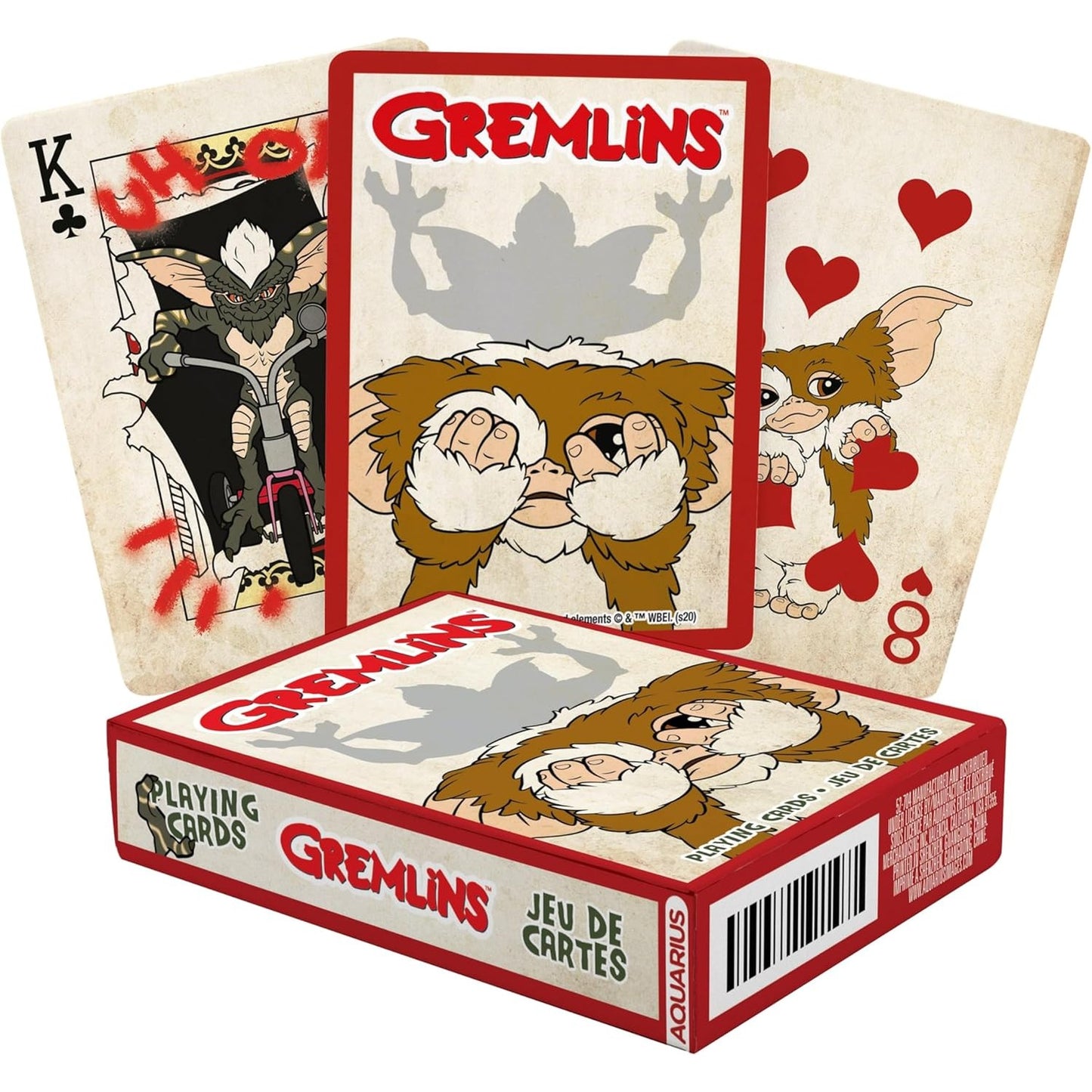 Gremlins Playing Cards - Deck of 52 + 2 Jokers - Aquarius