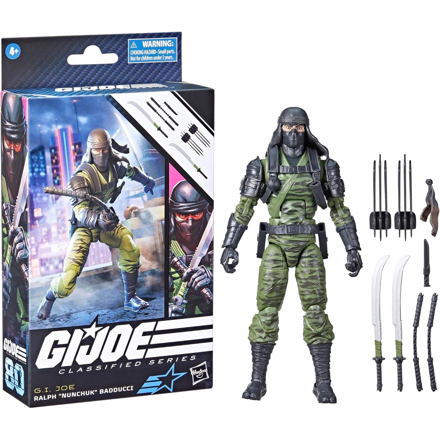 G.I. Joe Ralph "Nunchuk" Badducci Action Figure - Hasbro - Classified Series