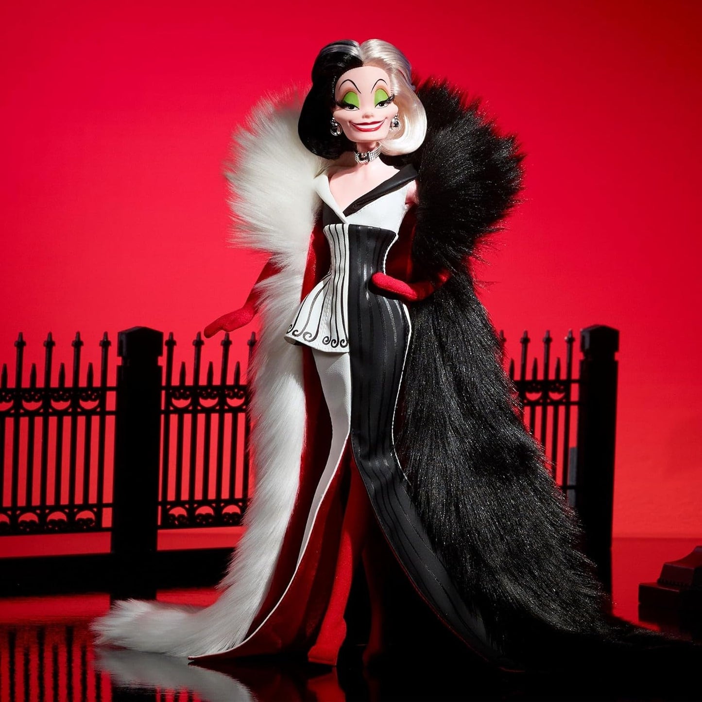 One Hundred and One Dalmatians Cruella De Vil Doll - Mattel Creations - Disney Darkness Descends Series