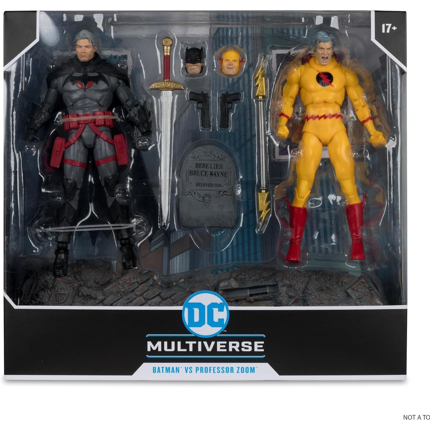 Flashpoint Batman Thomas Wayne vs. Professor Zoom Action Figure 2-Pack - McFarlane Toys - DC Multiverse