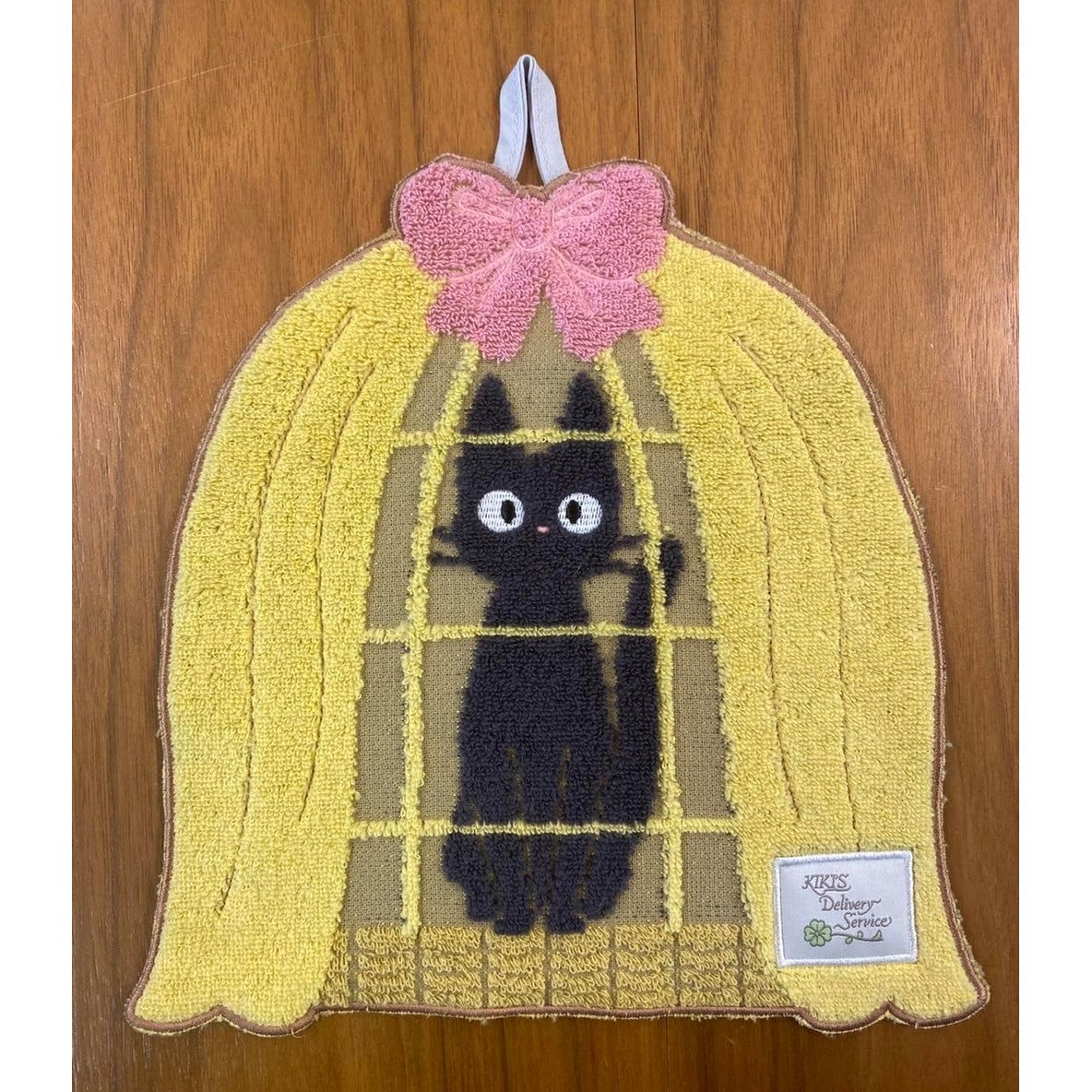 Kiki's Delivery Service Jiji Die-cut Mini Towel - Studio Ghibli, Marushin
