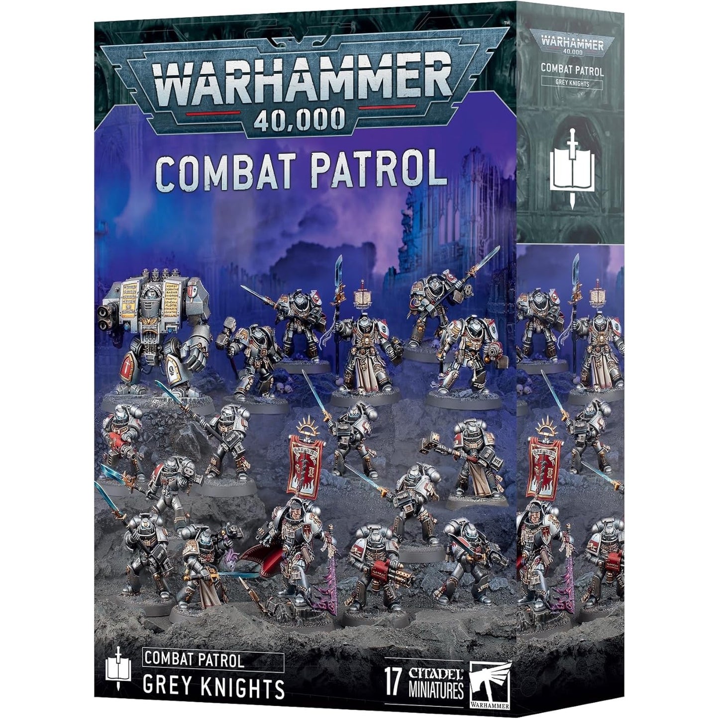 Warhammer 40,000 Grey Knights Combat Patrol - 17 Citadel Miniatures - Games Workshop