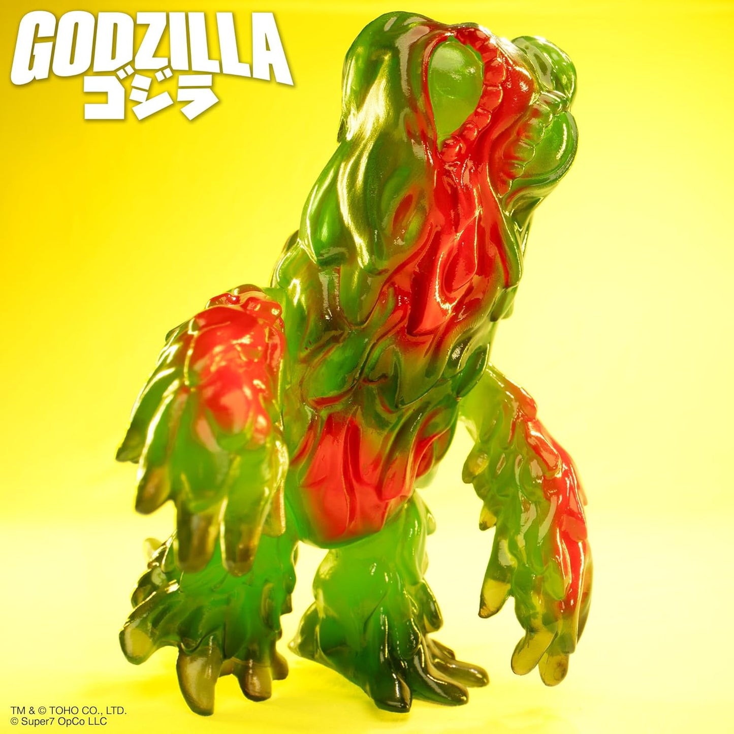 Godzilla Hedorah Clear Green Action Figure - Super7 - ReAction