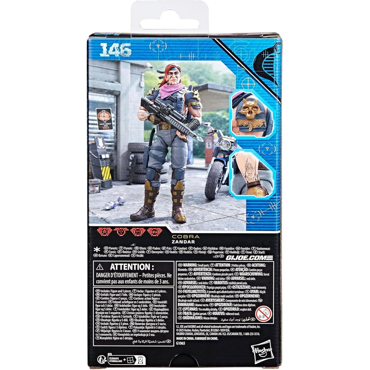 G.I. Joe Cobra Dreadnok Zandar Action Figure - Hasbro - Classified Series