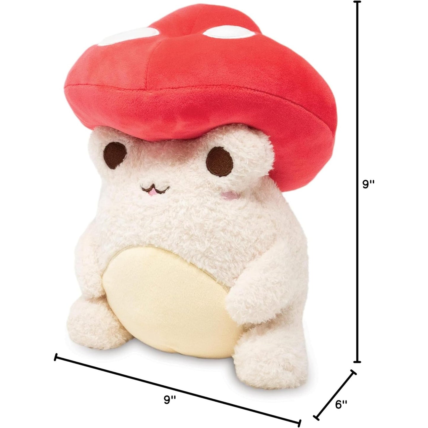 PlushGoals Toadstool Wawa Frog Plush - Cute Stuffed Animal - Cuddle Barn