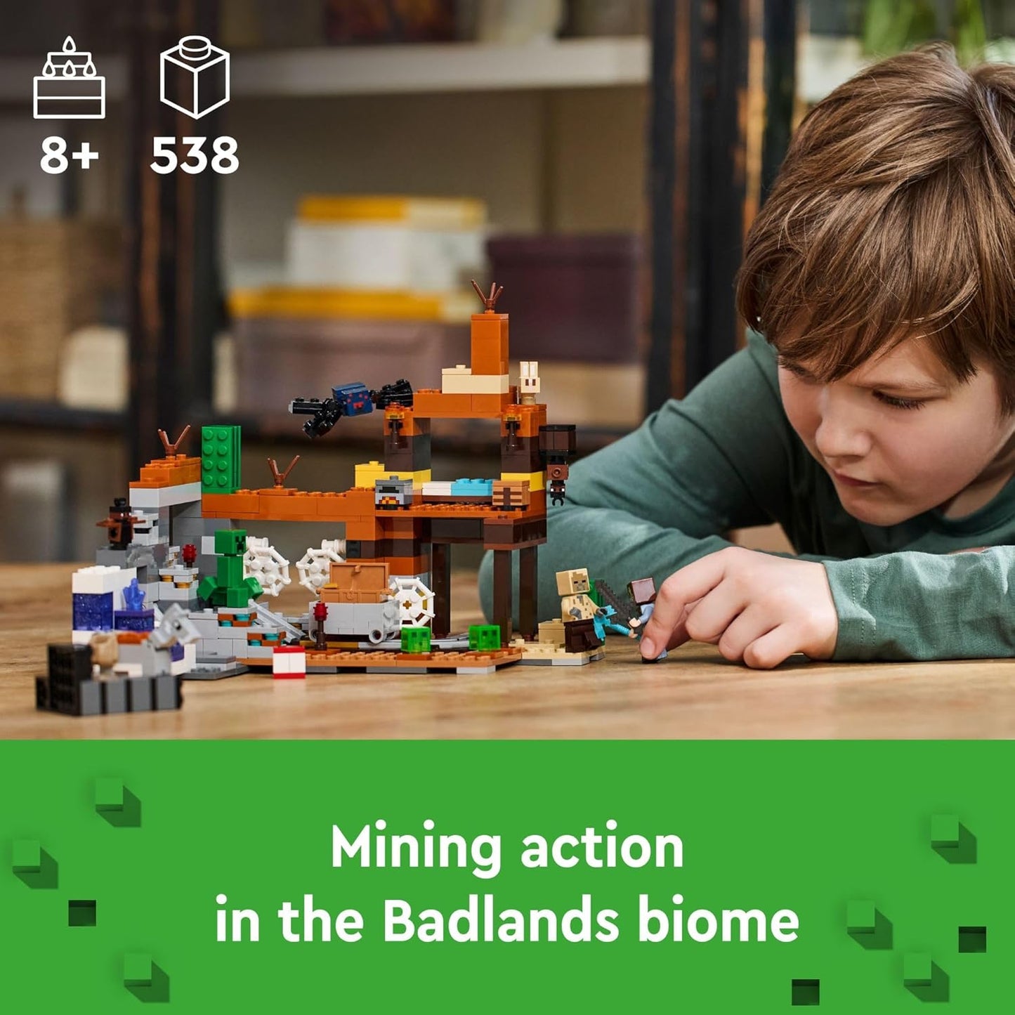 Minecraft The Badlands Mineshaft Building Toy - LEGO #21263