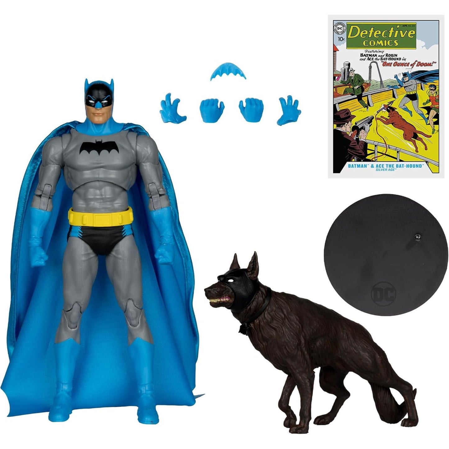 DC Comics Batman & Ace the Bat-Hound Silver Age Action Figure - McFarlane Toys - DC Multiverse