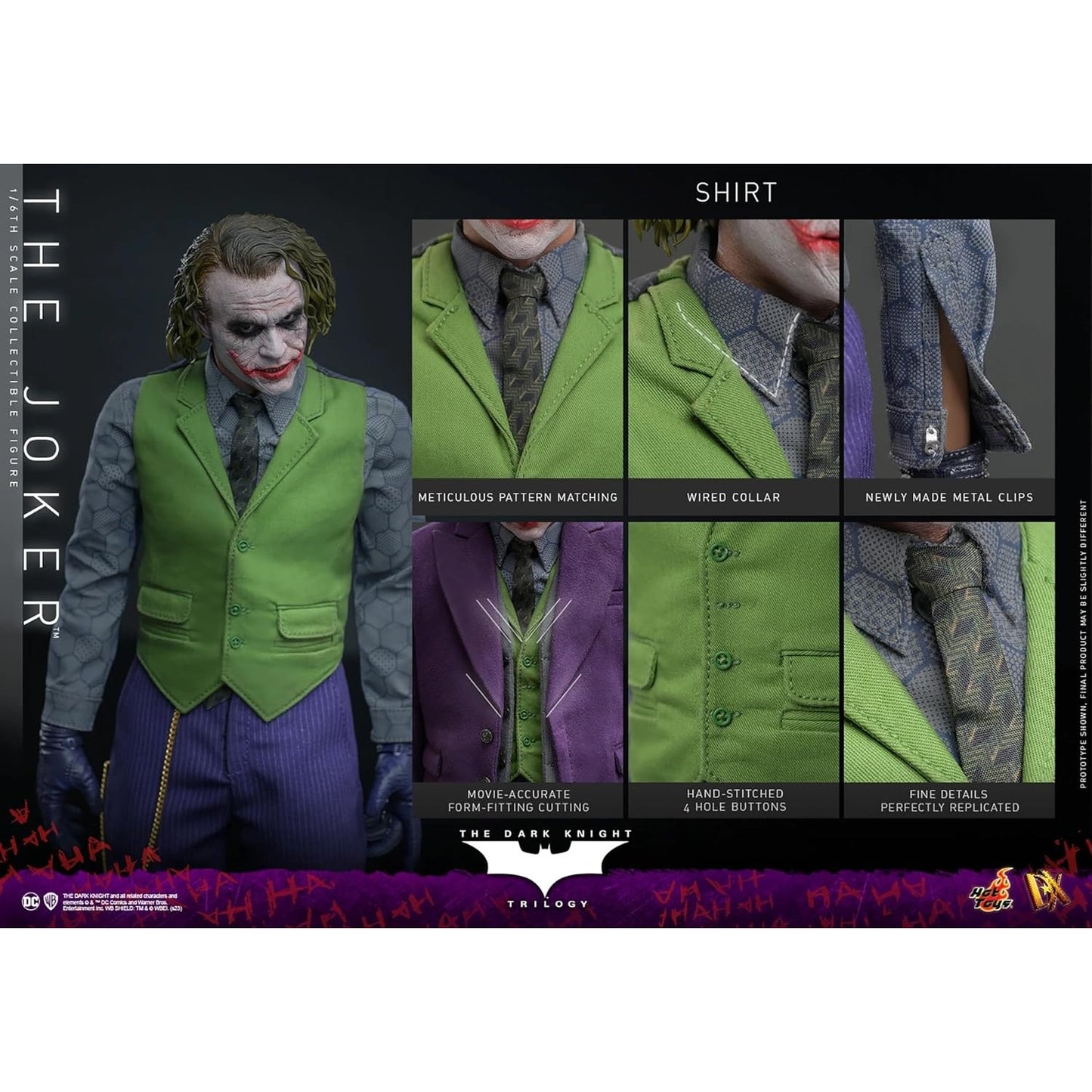 Batman Dark Knight The Joker 1:6 Scale Collector Edition Figure - Hot Toys