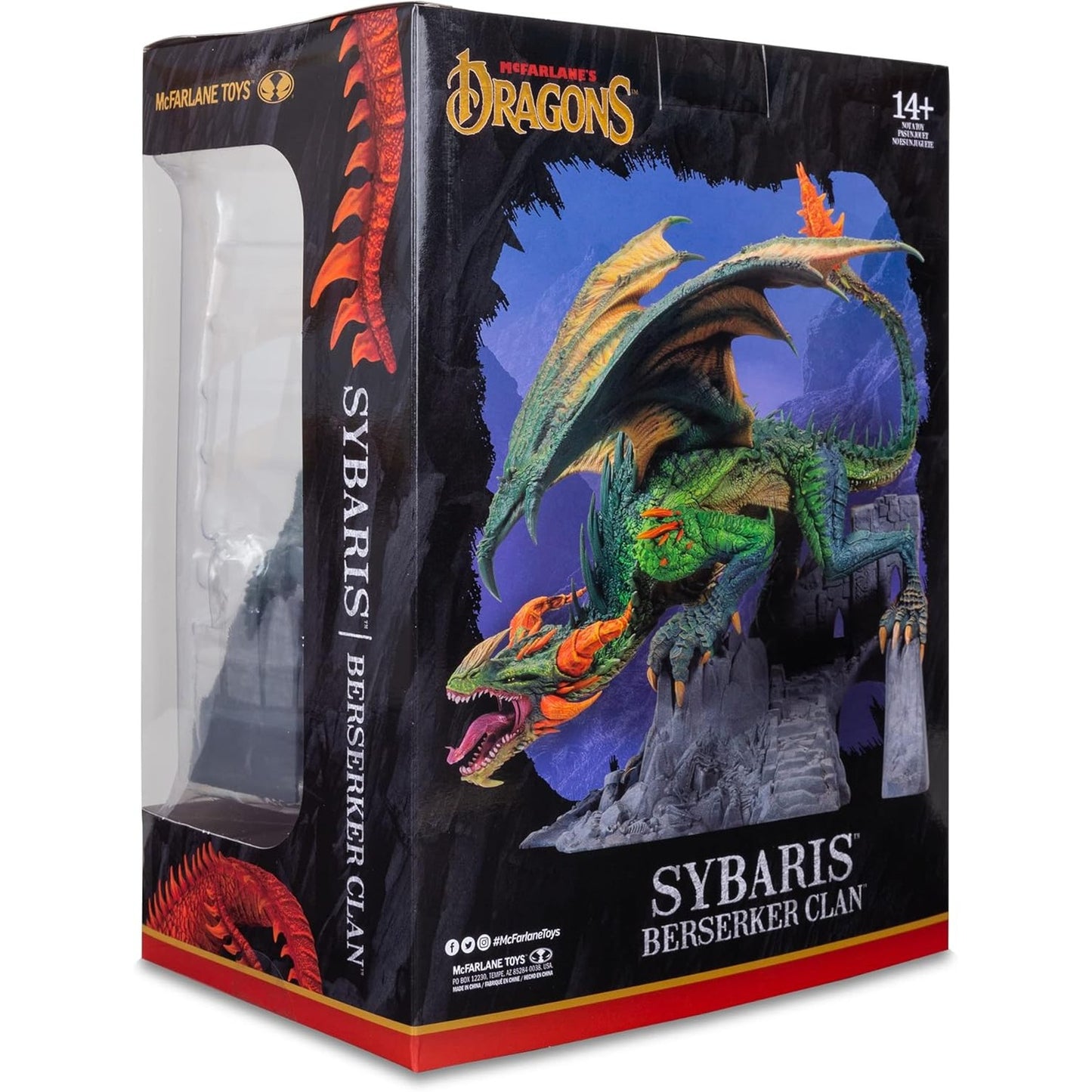 McFarlane's Dragons Series 8 Sybaris Berserker Clan Dragon Statue - McFarlane Toys