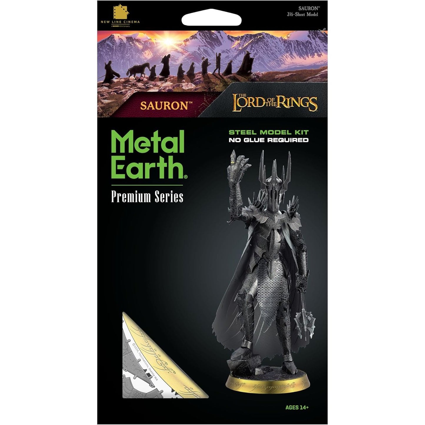 The Lord of the Rings Sauron Steel Model Kit - Fascinations - Metal Earth: Premium Series