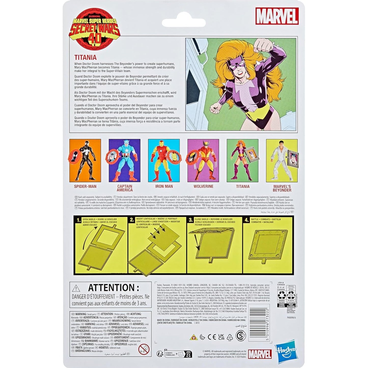 Secret Wars Titania Action Figure - Hasbro - Marvel Legends