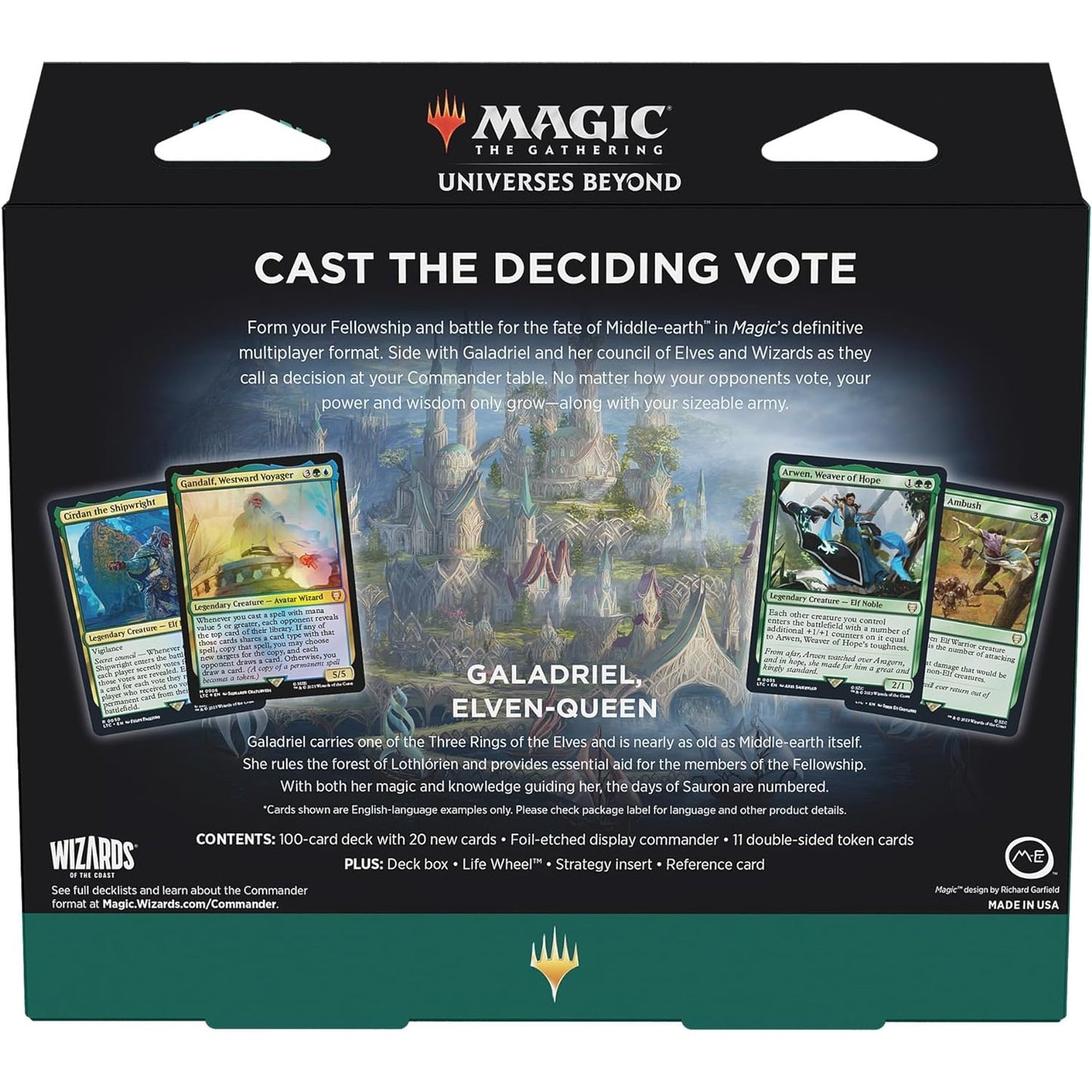 Elven Council Lord of the Rings Commander Deck