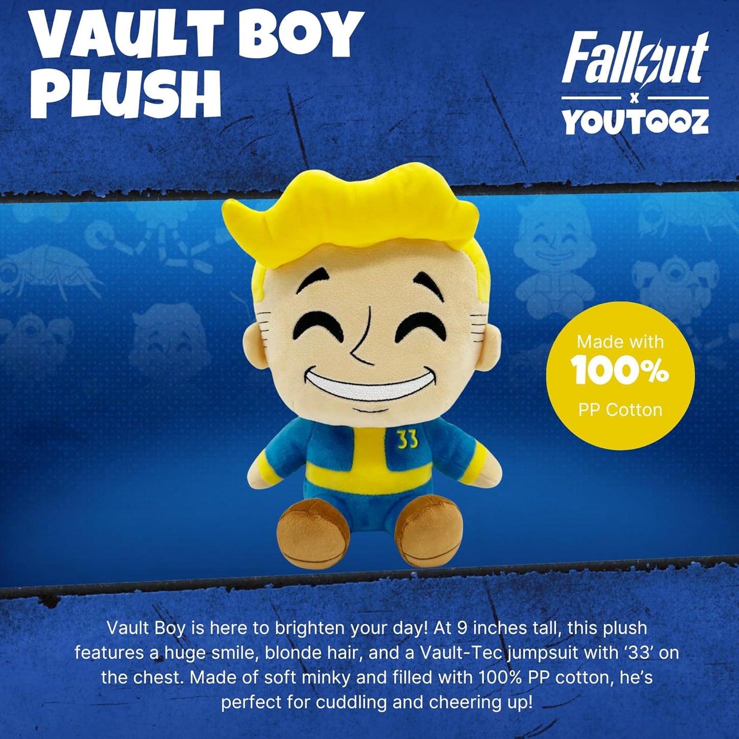Fallout Vault Boy 9" Plush Toy - Youtooz