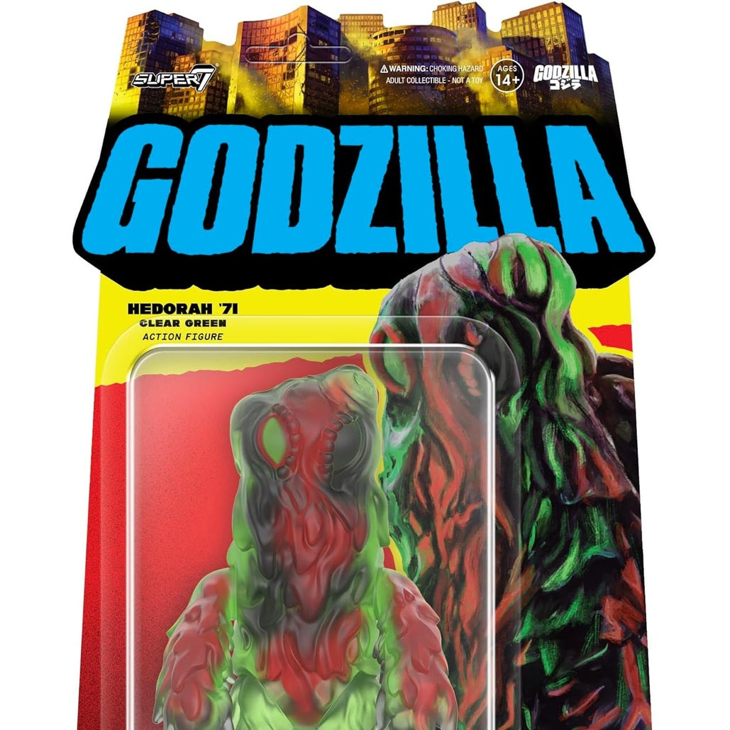 Godzilla Hedorah Clear Green Action Figure - Super7 - ReAction