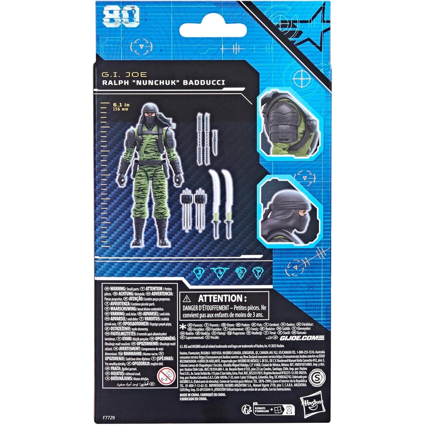 G.I. Joe Ralph "Nunchuk" Badducci Action Figure - Hasbro - Classified Series