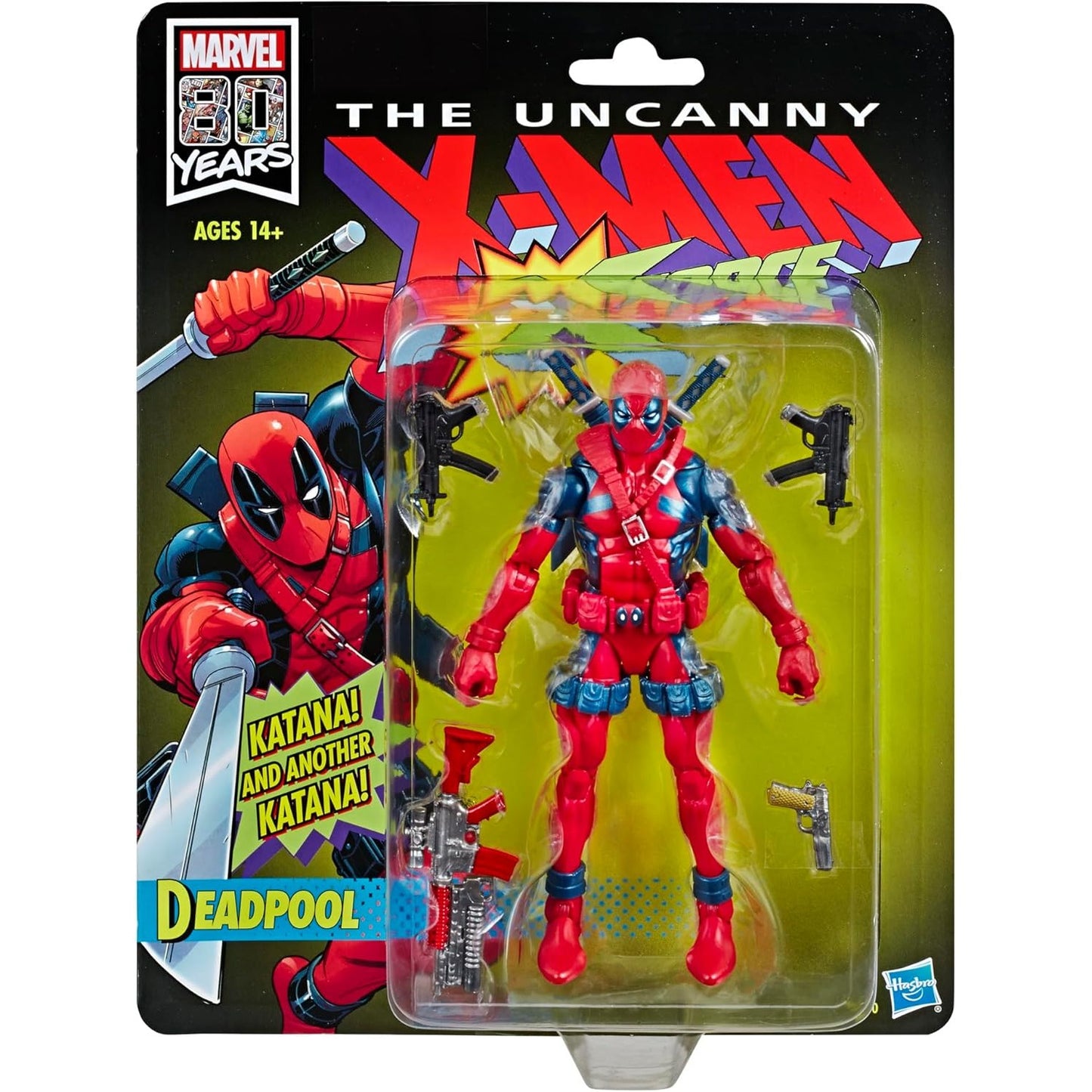 The Uncanny X-Men X-Force Deadpool Action Figure - Hasbro - Marvel Legends