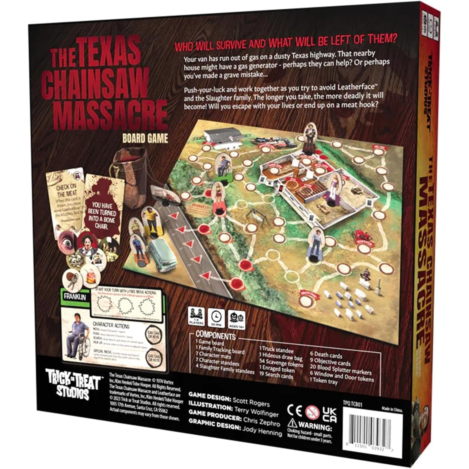 The Texas Chainsaw Massacre Board Game - Trick or Treat Studios