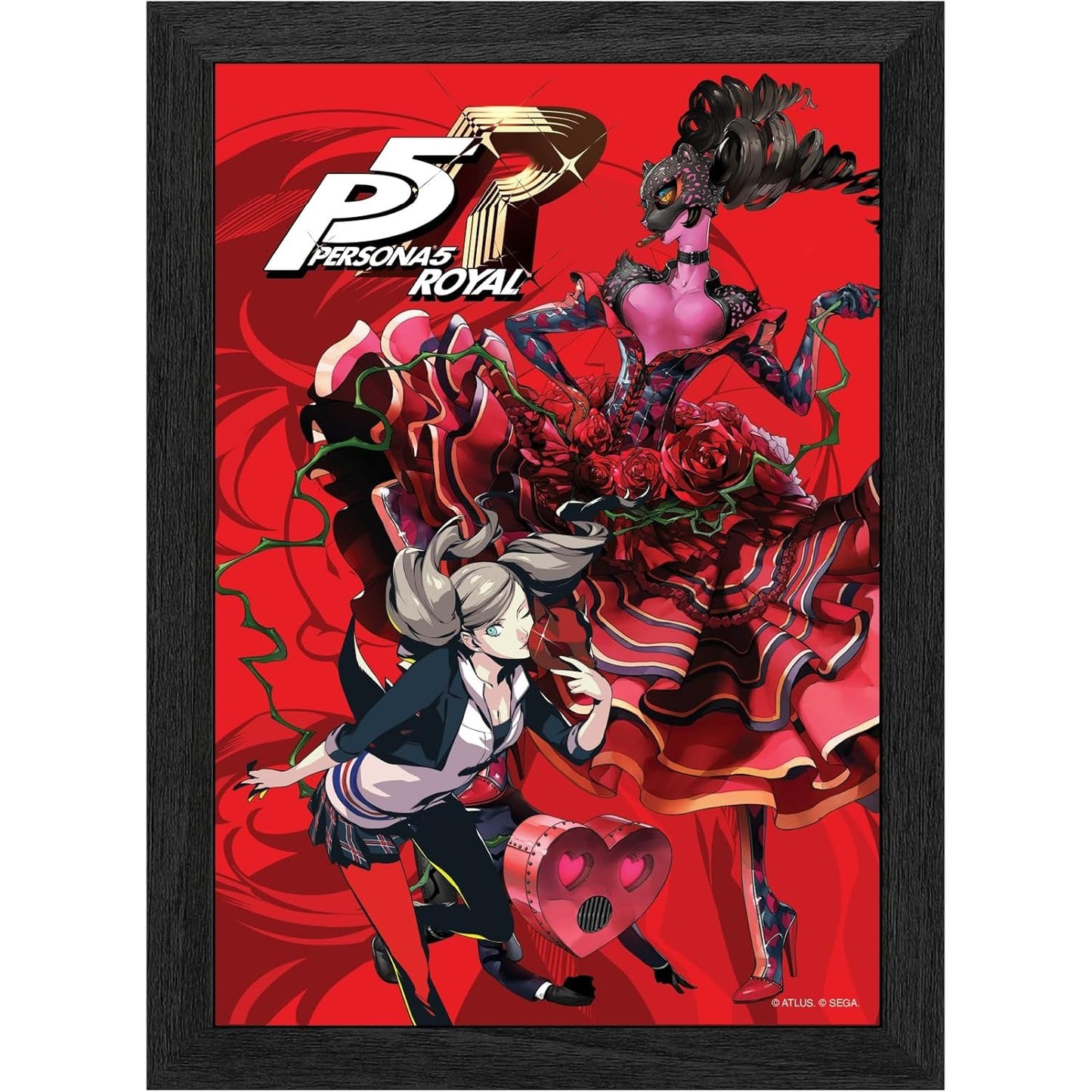Persona 5 Royal Ann Takamaki Codename: Panther Framed Lenticular Poster - Level Up Labs - Pixel Frames PLAX