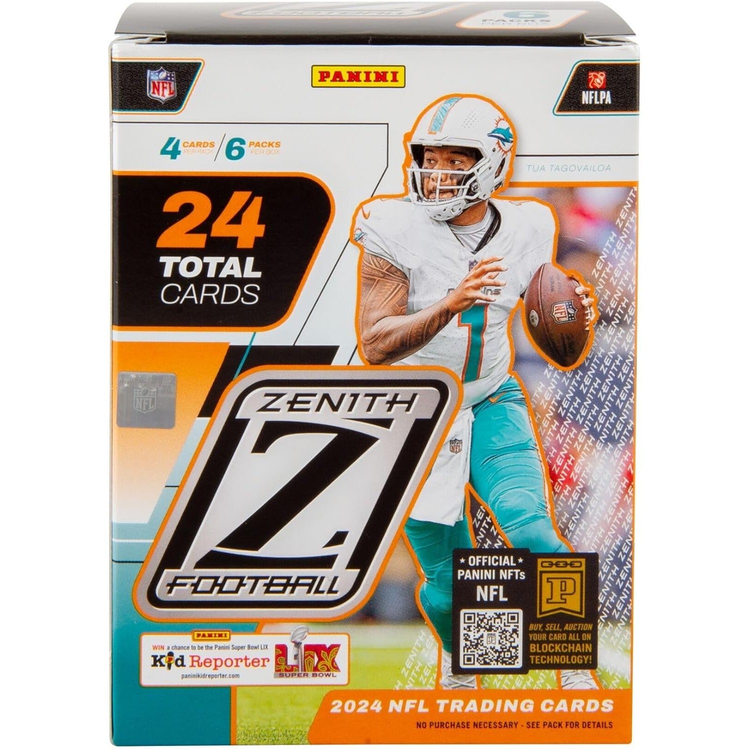 2024 Zenith NFL Football Blaster Box - 6 Packs, 24 Trading Cards - Panini