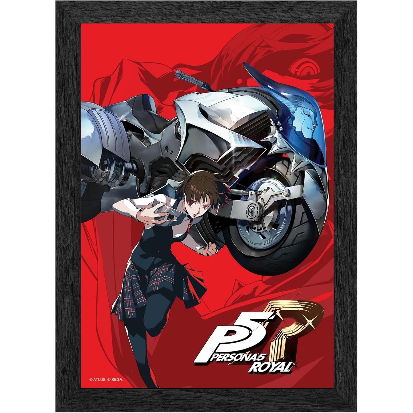 Persona 5 Royal Codename: Queen 3D Framed Lenticular Poster - Level Up Labs - Pixel Frames: PLAX