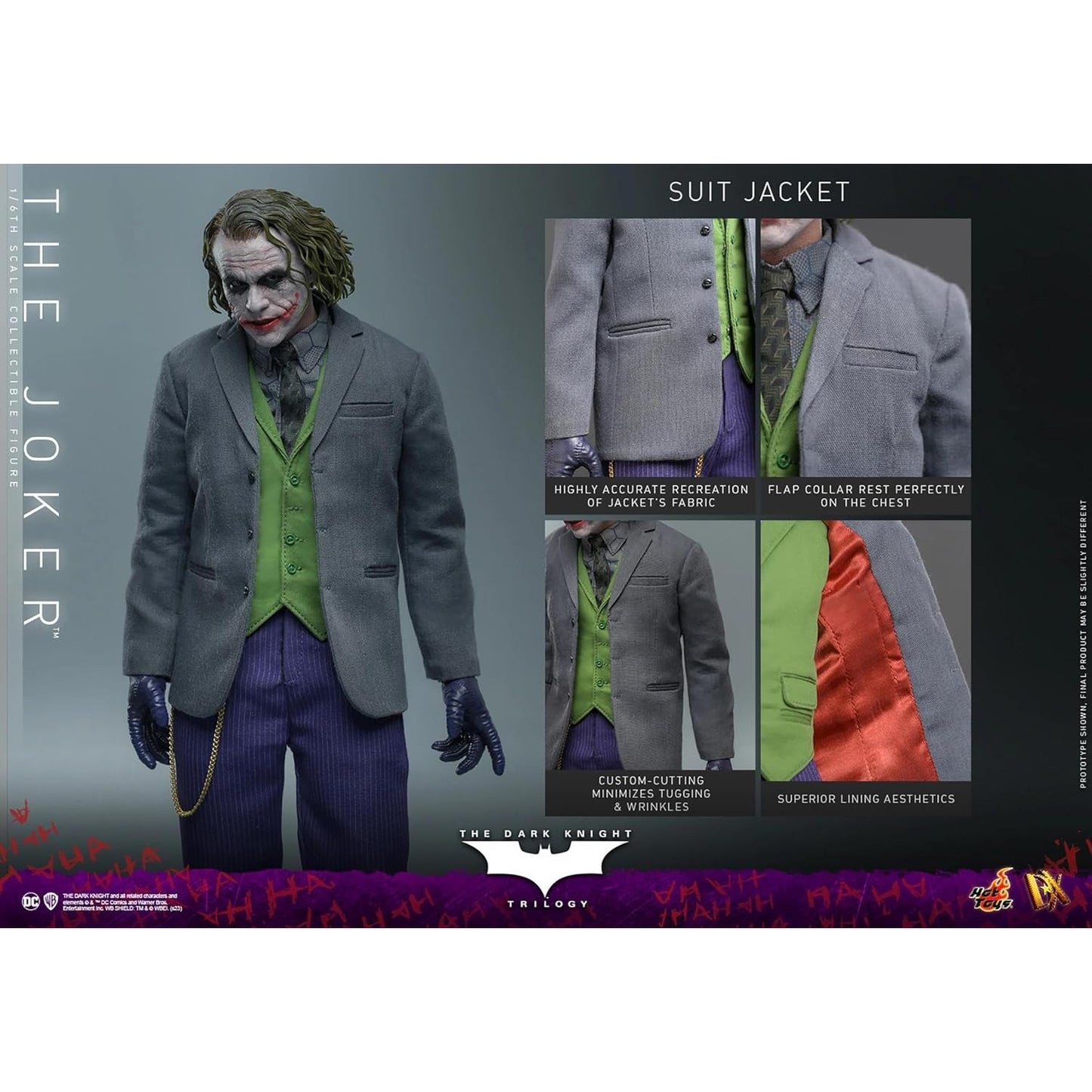 Batman Dark Knight The Joker 1:6 Scale Collector Edition Figure - Hot Toys