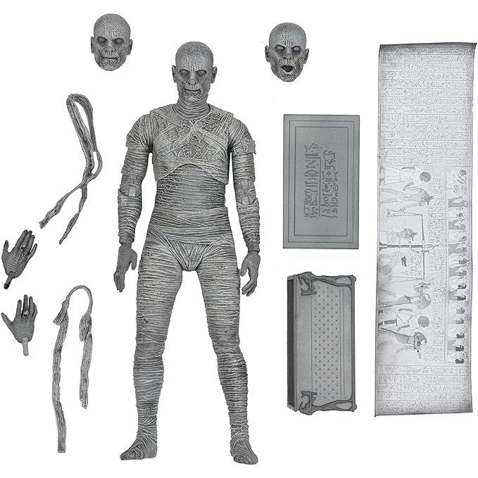 universal monsters the mummy Universal Monsters Ultimate Mummy (Black & White) Figure