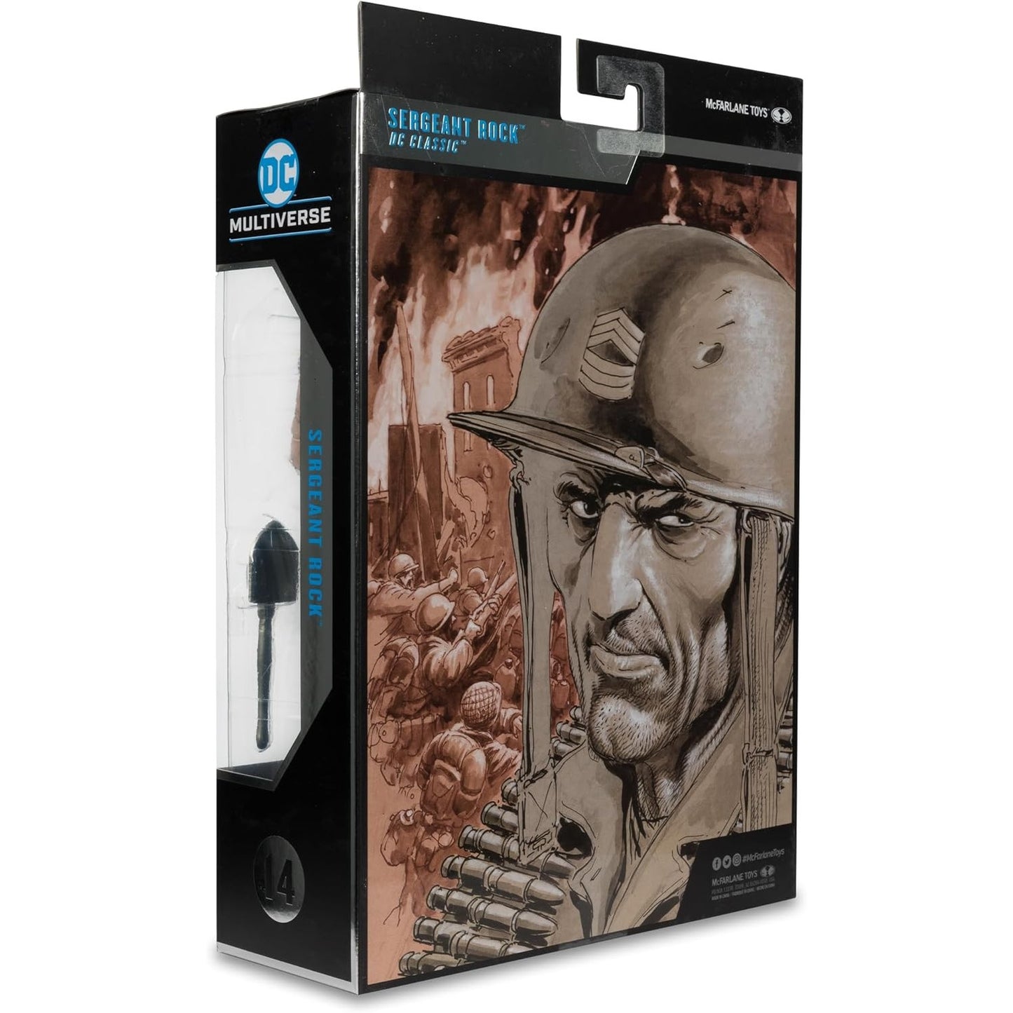 DC Multiverse Sergeant Rock Action Figure - McFarlane Toys - Wave 5, Collector Edition #14